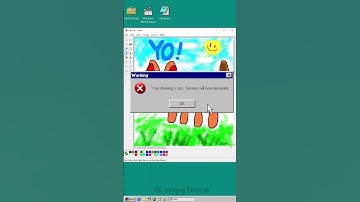 MS Paint Error Message (RIP yocat)