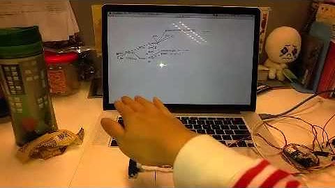 SD5524 TANGIBLE INTERACTION  IR SIGNAL ARDUINO TO PUREDATA SERIAL PORT