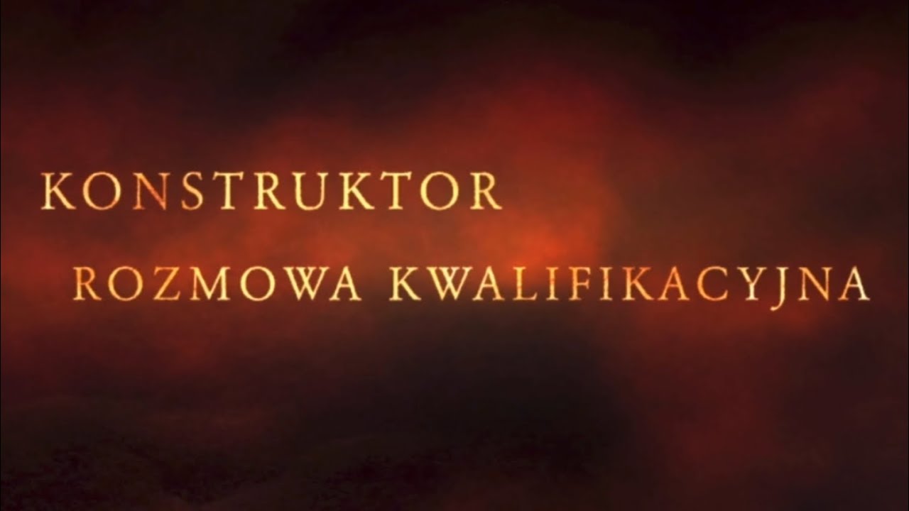 #43 KONSTRUKTOR ROZMOWA REKRUTACYJNA, THE EXPERT, WSPOMNIENIA KONSTRUKTORA