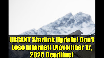 URGENT Starlink Update! Don