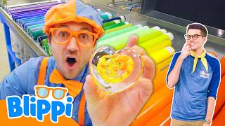 trying new hobby let s go glassblowing learn asl blippi