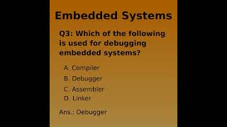 🔥 Embedded Systems MCQs | Top 5 Interview Questions #embeddedsystems #embeddedelectronics