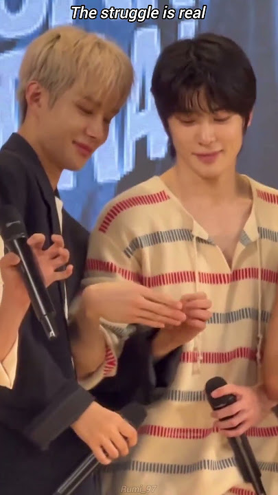 And they got questioned whether they kissed, few days ago 😂 #jaewoo #nct127