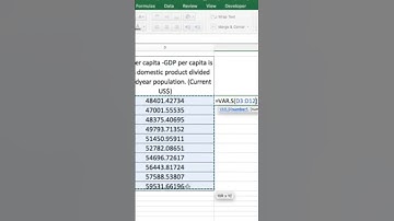 Find🙃 Sample Variance in Excel #shorts #microsoftexcel #shortvideo #business #finance #statistics