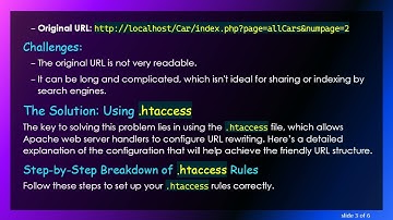 How to Rewrite Your URL in .htaccess with GET Parameters for Friendly URLs