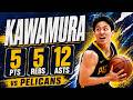 Yuki Kawamura 5 pts 5 rebs 12 asts vs Pelicans 2026 Summer League
