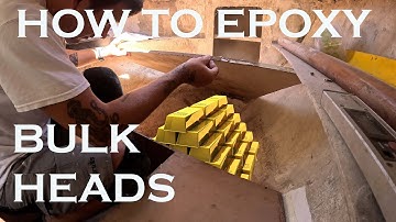How To Epoxy Bulkheads In Free Sailing Boat Project Ep 24