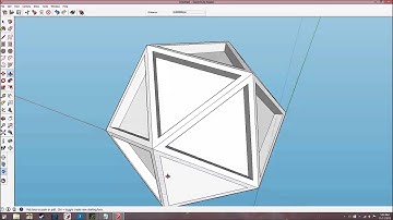 How to make a numbered d20 in Sketchup