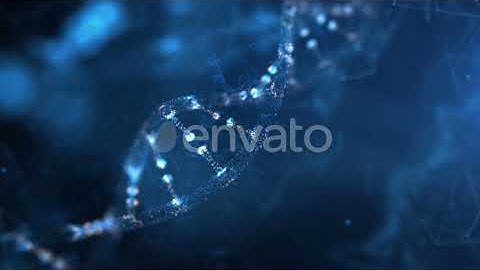Abstract Glittering DNA Double Helix with Depth of Field | Motion Graphics - Envato elements