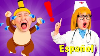 Cinco Monitos Saltando En La Cama Canciones Infantiles Babanana Español