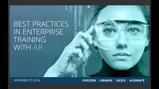 Best Practices in Enterprise Training with Augmented Reality