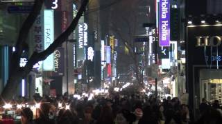 Seoul at Night-Myeongdong and Hongdae