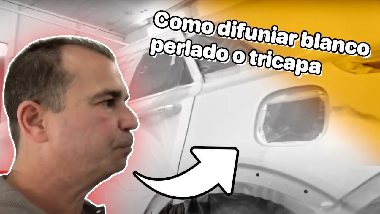 Como difuminar blanco perlado o tricapa en un area pequeña