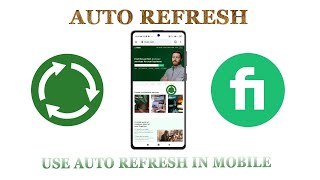 How To Use Auto Refresh For Android | Auto Reload for fiverr  App And Other Apps -in Urdu / Hindi screenshot 1