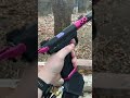 Custom PINK AAP01 Airsoft Pistol Full Auto Feeding Test With Monk HPA Adapter Custom PINK AAP01 Airsoft Pistol Full Auto Feeding Test With Monk HPA Adapter