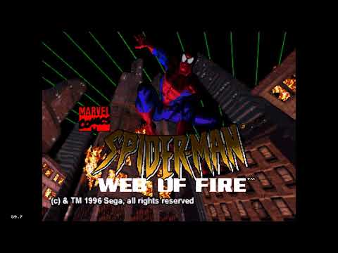 Играем и оцениваем игру Spider-Man - Web of Fire 32X для Sega Genesis 32x / Full HD. Геймплей.