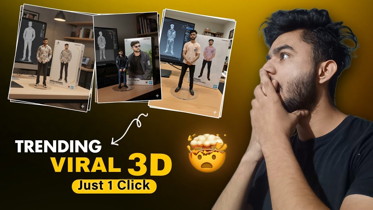 Trending 3D Figurine AI Photo Editing | Google Gemini Viral Photo ...