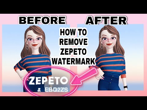 How to Remove Zepeto New Update Watermark/Code !!! | Super Easy Trick ✨ | Tutorial | 2020 Updated