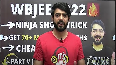 WBJEE 2022 |NINJA SHORT TRICKS 5|CHEAT CODE|70+ MARKS EASILY |#jadavpur#wbjee2022#wbjee#shorts