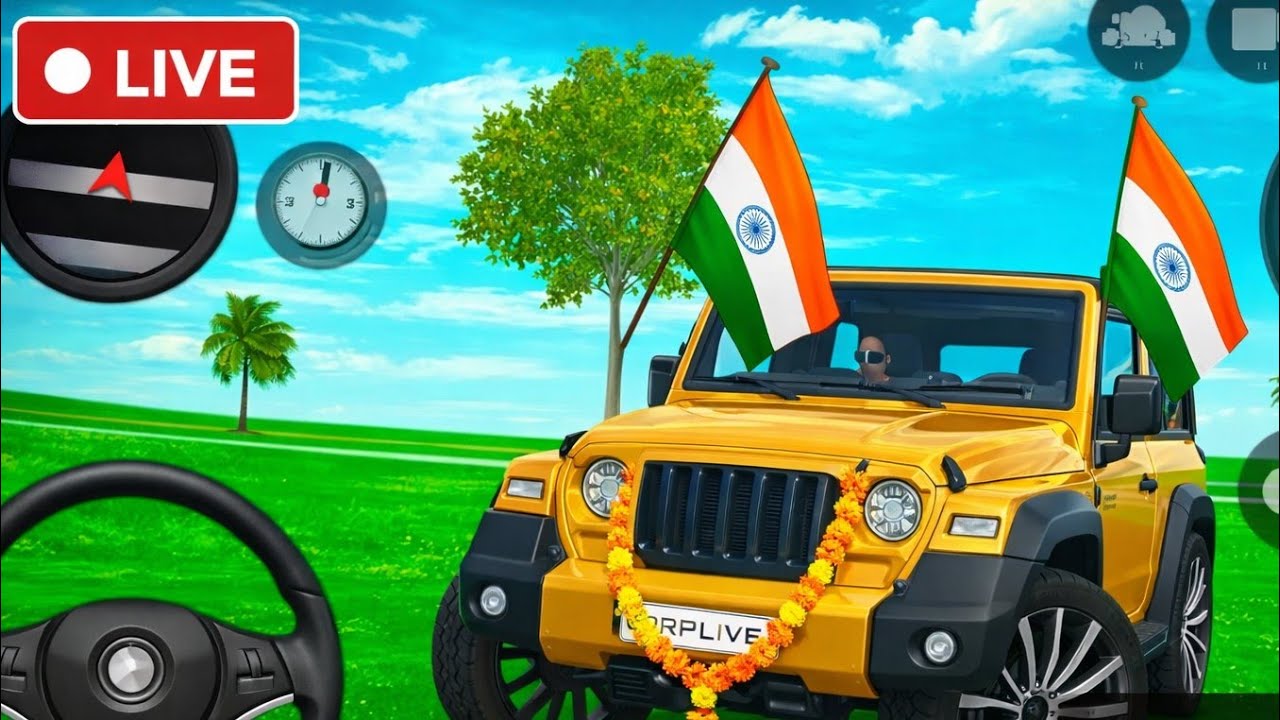 indian Modified THAR Game Live | Off-Road King Ya Accident Machine? 😂2026#shortsfeed