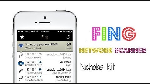 Fing - Discover All Devices That Are Connected To A Wi-Fi Network