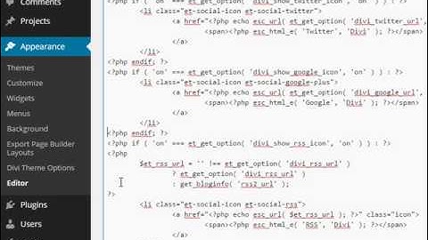 Divi Removing RSS Social Media Icon