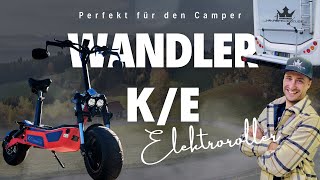 Wandler KE 45 km/h Elektroroller Test:  Steigleistung am Pfänder  im Vergleich zum EB250P!