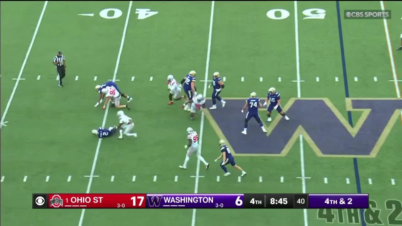 The Buckeyes have a HUGE STOP vs. Washington | Ohio State Football