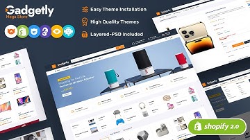 Gadgetly - Electronic & Gadget Marketplace Store Shopify 2.0 Theme - TemplateTrip
