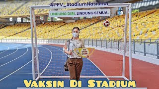 Orang Indonesia Dapat Vaksin Gratis Di Malaysia | PPV Stadium Bukit Jalil | Terima Kasih Malaysia