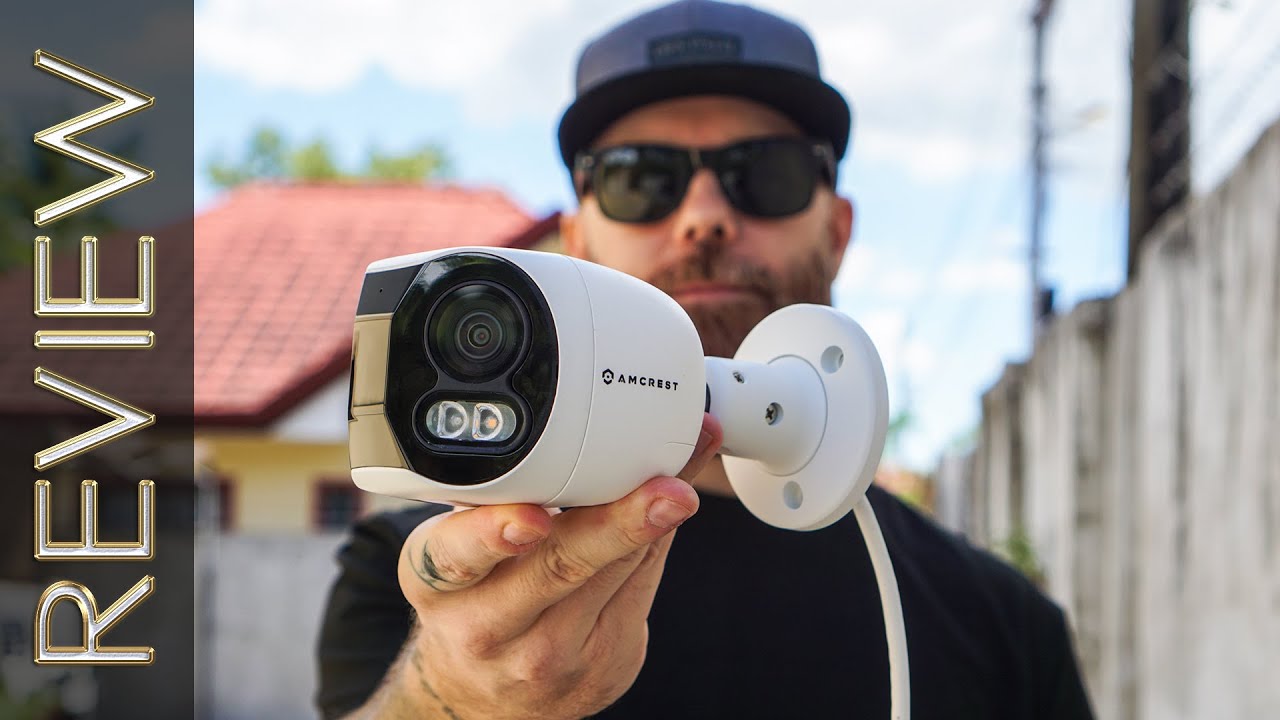 Amcrest 8MP Dual-Lens 180° Panoramic View POE Security Camera