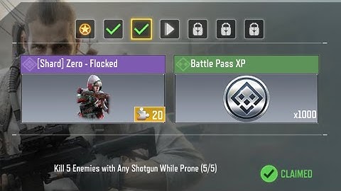 Kill 5 Enemies with Any Shotgun While Prone