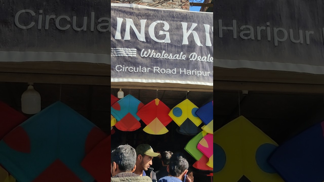 Biggest kite market in Pakistan 💥❤️ 