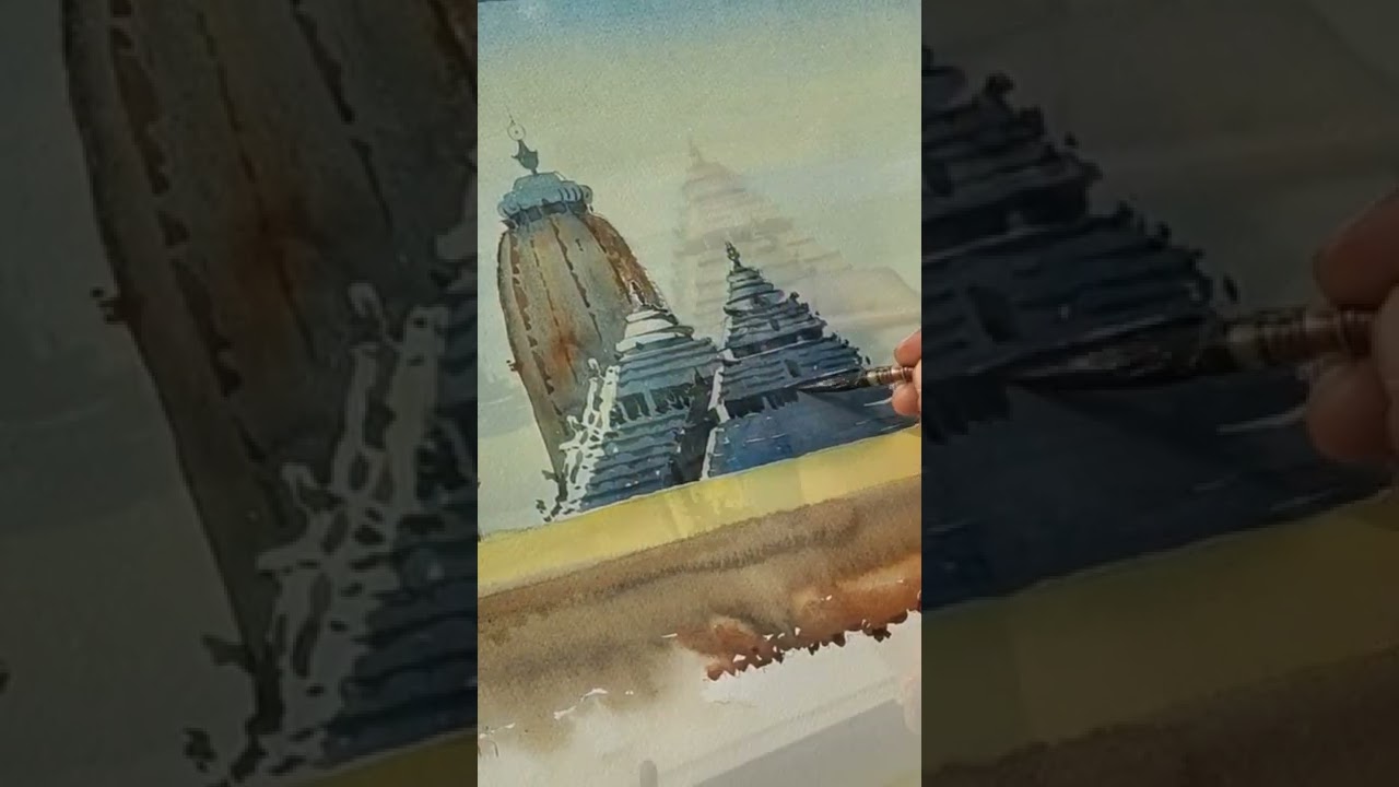 Painting at Jagannath Puri, Happy Rath Yatra ❤️