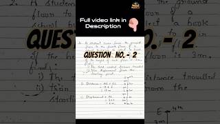 Describing motion around us | Question No. - 2 | NCERT covered | Physics Mantra
