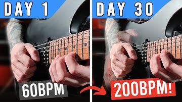 How To Build Guitar Speed FAST (Just Practice THIS!)