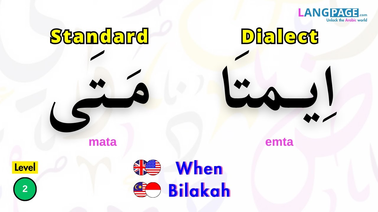 The Difference Between Modern Standard Arabic And Its Dialects – SXEO