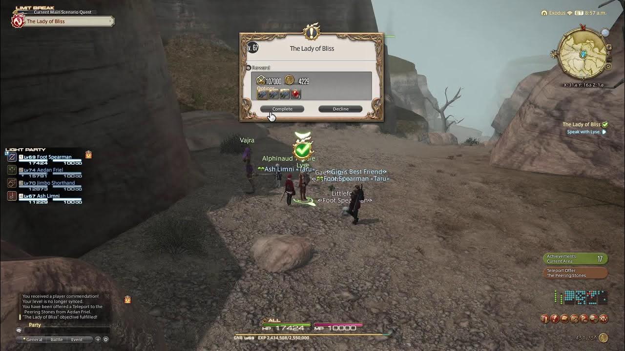 FFXIV Back to Gyr Abania YouTube