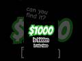 Find $1000 in this video and YOU can TAKE IT!