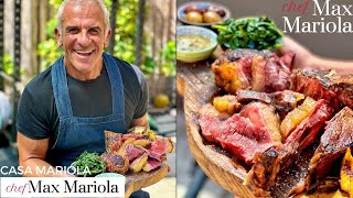 HOW TO GRILL A STEAK (Highlander) on a GAS BBQ - Recipe by Chef Max Mariola