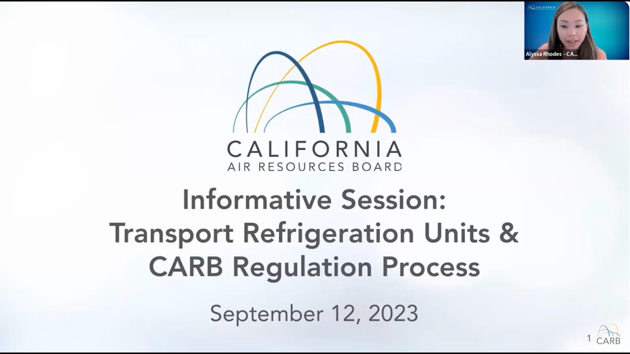 CommunityFocused Informative Session Transport Refrigeration Units