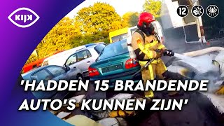 Eigenaar van BRANDENDE BUS vol MATRASSEN spoorloos | Als de Brandweer | KIJK