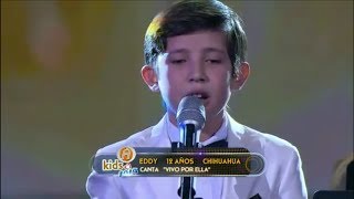 Video thumbnail of "| Eddy Valenzuela | - VIVO POR ELLA - Andrea Bocelli - Academia Kids"