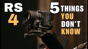 DJI RS4 / 5 Tips & Tricks