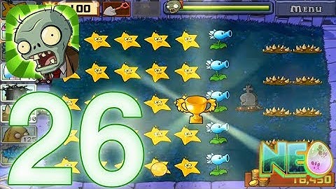 Plants vs. Zombies: Gameplay Walkthrough Part 26 - Survival Night (iOS Android)