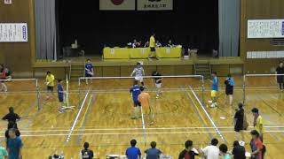 20190908 ウィングスvsリコピン2 男子ダブルス 試合番号8