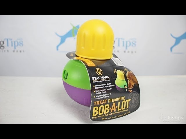 Starmark Bob-a-Lot Treat Dispensing Toy // TOY REVIEW 