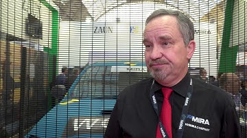 Alistair Crooks from Horiba Mira discussing the International Security Expo 2019