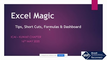 Webcast on Excel Magic
