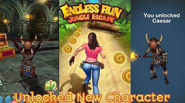 ENDLESS RUN JUNGLE ESCAPE | New Character CAESAR |Android iOS Gameplay